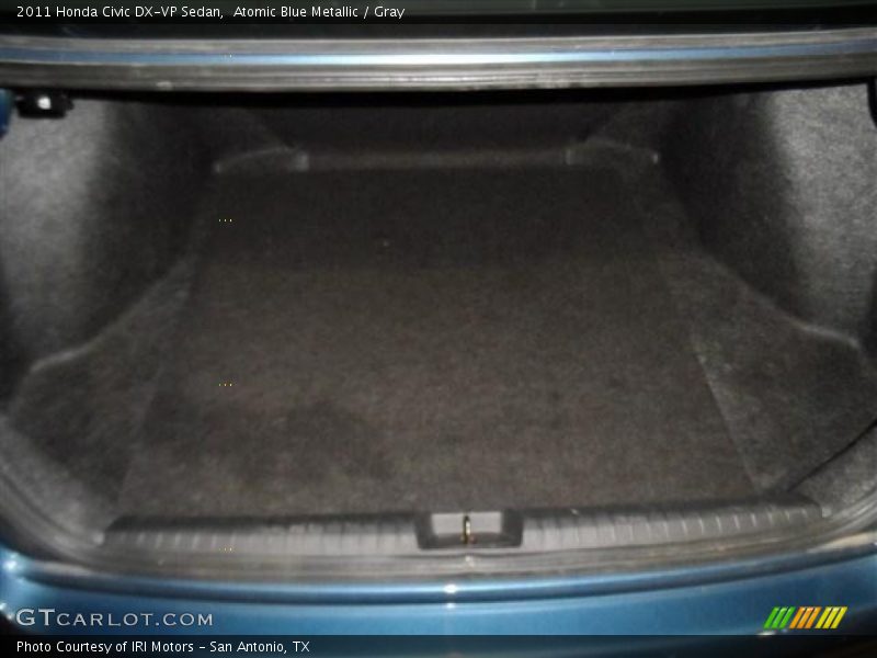 Atomic Blue Metallic / Gray 2011 Honda Civic DX-VP Sedan