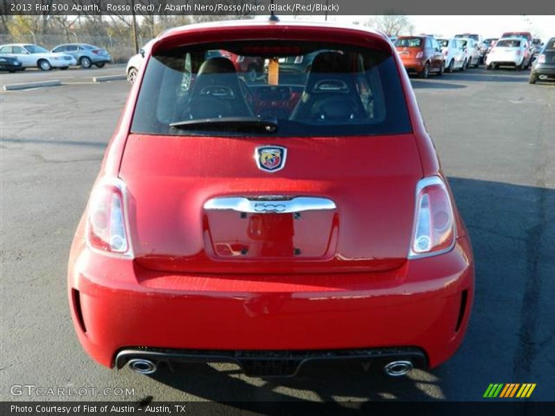 Rosso (Red) / Abarth Nero/Rosso/Nero (Black/Red/Black) 2013 Fiat 500 Abarth