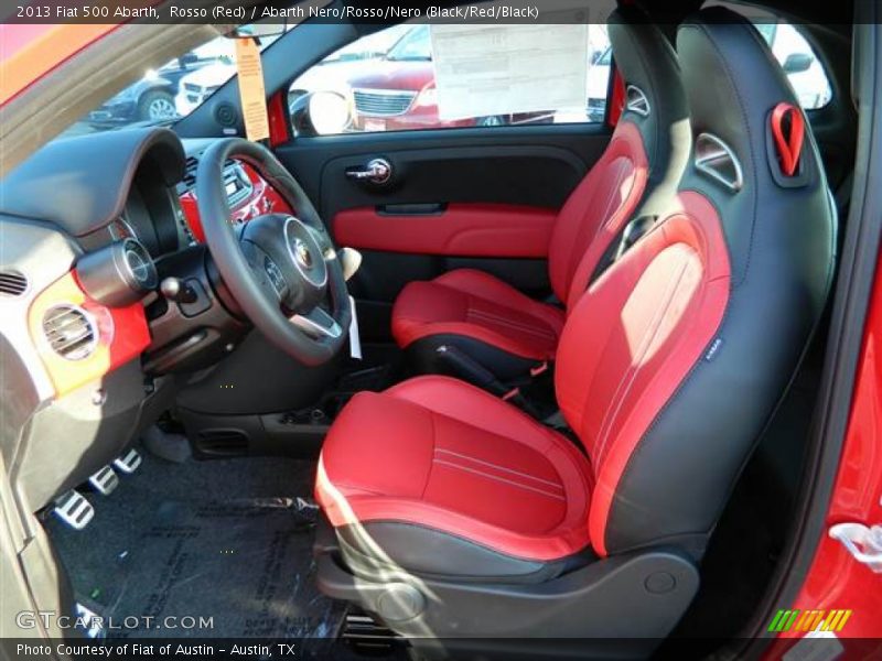 Front Seat of 2013 500 Abarth