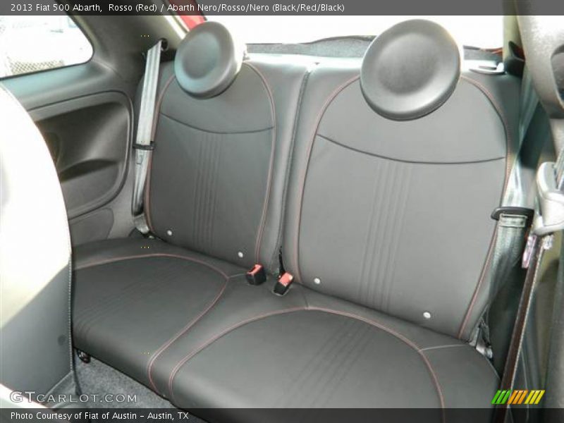 Rear Seat of 2013 500 Abarth