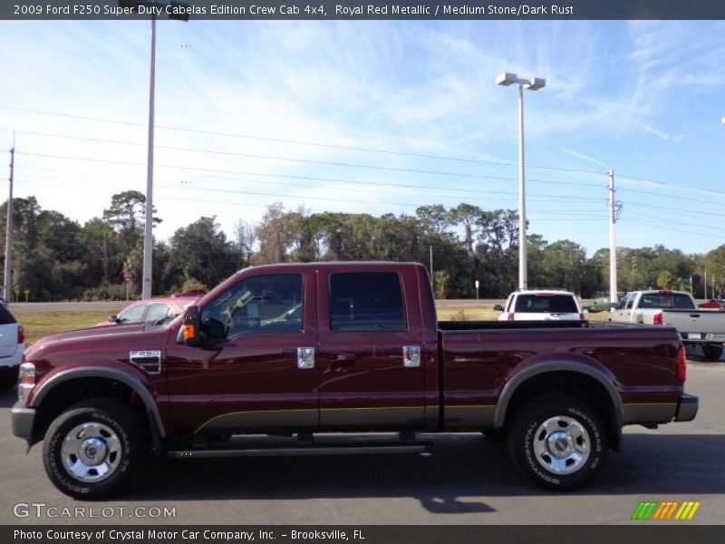  2009 F250 Super Duty Cabelas Edition Crew Cab 4x4 Royal Red Metallic