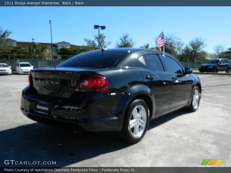 Black / Black 2011 Dodge Avenger Mainstreet