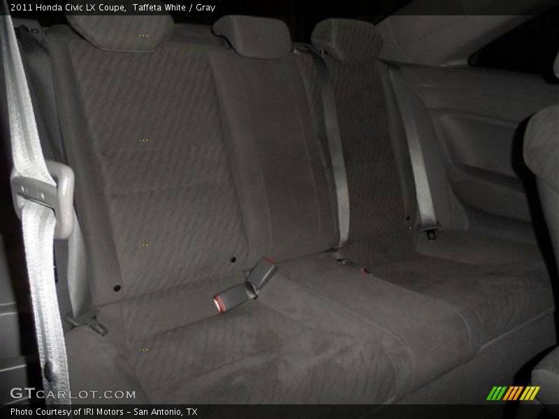 Taffeta White / Gray 2011 Honda Civic LX Coupe