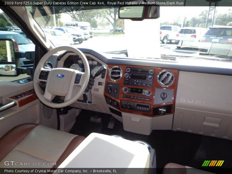 Dashboard of 2009 F250 Super Duty Cabelas Edition Crew Cab 4x4