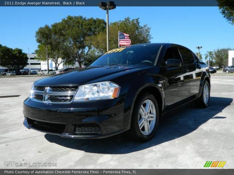 Black / Black 2011 Dodge Avenger Mainstreet