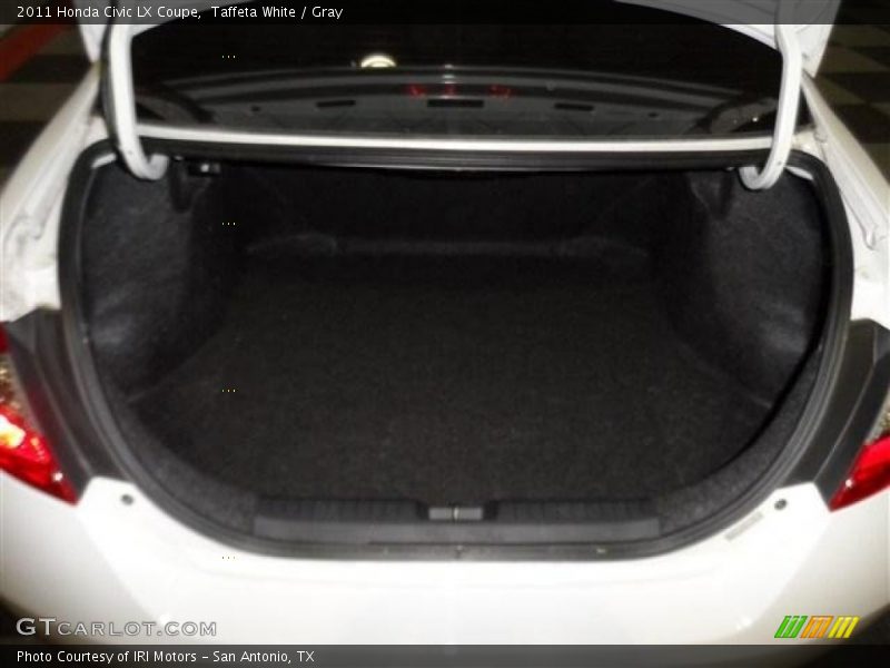 Taffeta White / Gray 2011 Honda Civic LX Coupe
