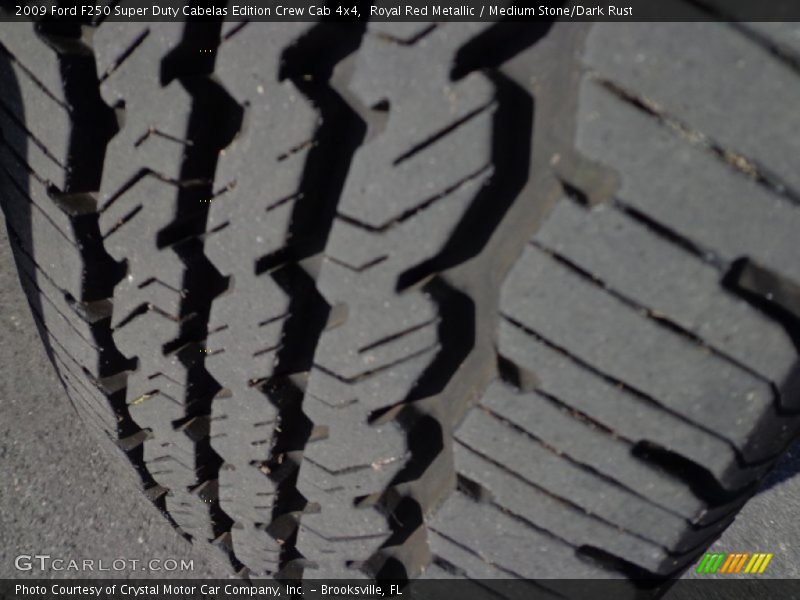 Royal Red Metallic / Medium Stone/Dark Rust 2009 Ford F250 Super Duty Cabelas Edition Crew Cab 4x4
