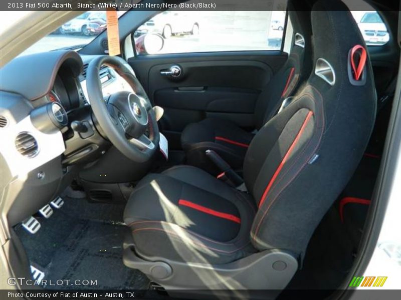 Front Seat of 2013 500 Abarth