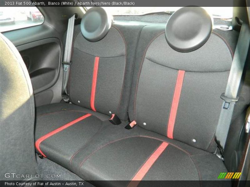 Rear Seat of 2013 500 Abarth