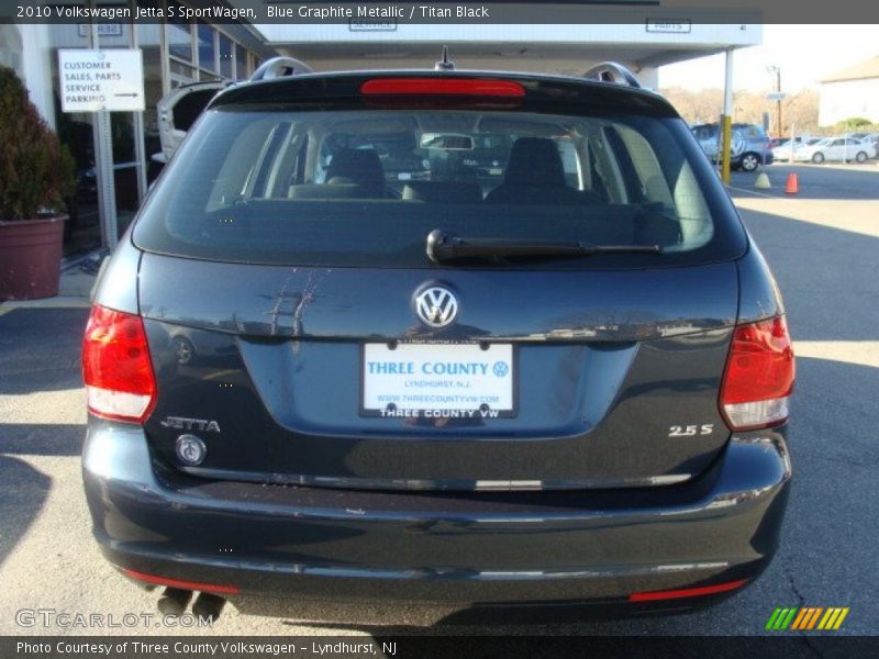 Blue Graphite Metallic / Titan Black 2010 Volkswagen Jetta S SportWagen
