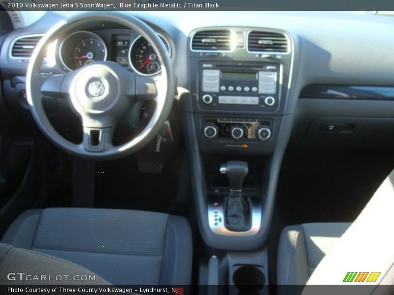 Blue Graphite Metallic / Titan Black 2010 Volkswagen Jetta S SportWagen