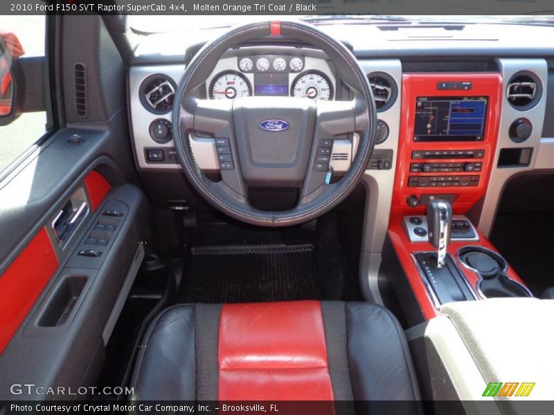 Molten Orange Tri Coat / Black 2010 Ford F150 SVT Raptor SuperCab 4x4