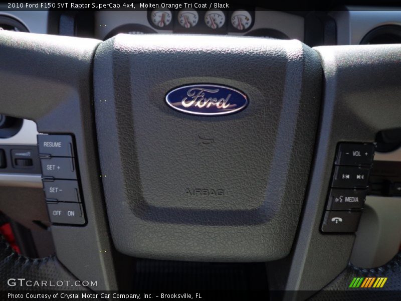 Molten Orange Tri Coat / Black 2010 Ford F150 SVT Raptor SuperCab 4x4