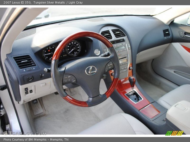 Tungsten Silver Metallic / Light Gray 2007 Lexus ES 350
