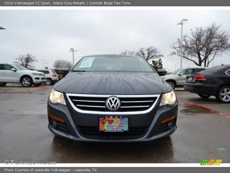 Island Grey Metallic / Cornsilk Beige Two Tone 2010 Volkswagen CC Sport