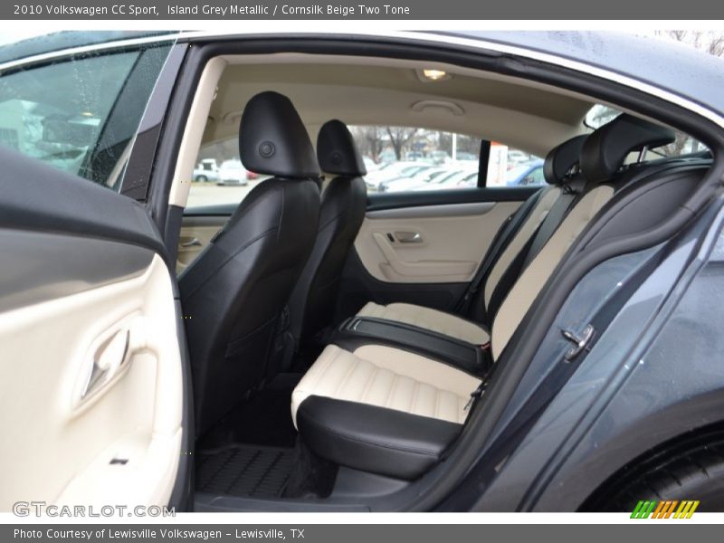 Island Grey Metallic / Cornsilk Beige Two Tone 2010 Volkswagen CC Sport