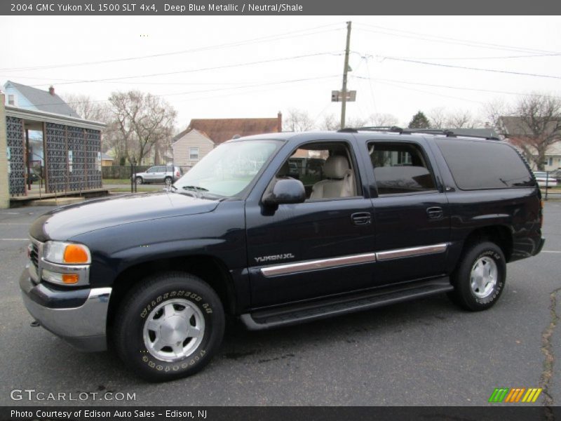 Deep Blue Metallic / Neutral/Shale 2004 GMC Yukon XL 1500 SLT 4x4