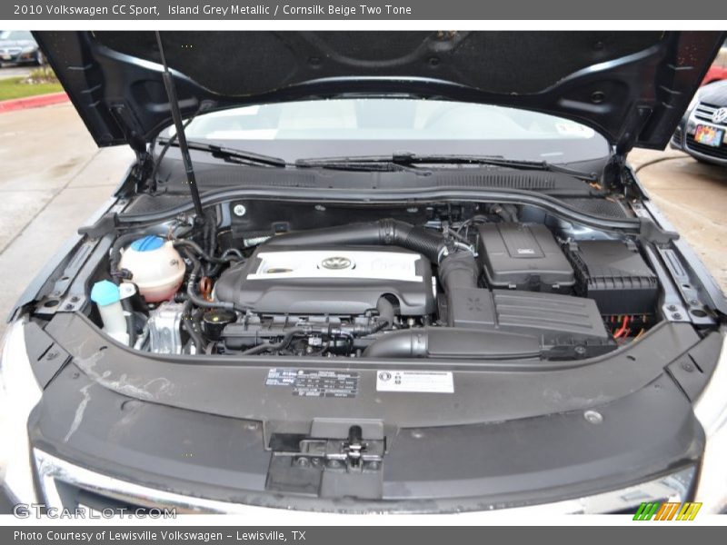 Island Grey Metallic / Cornsilk Beige Two Tone 2010 Volkswagen CC Sport