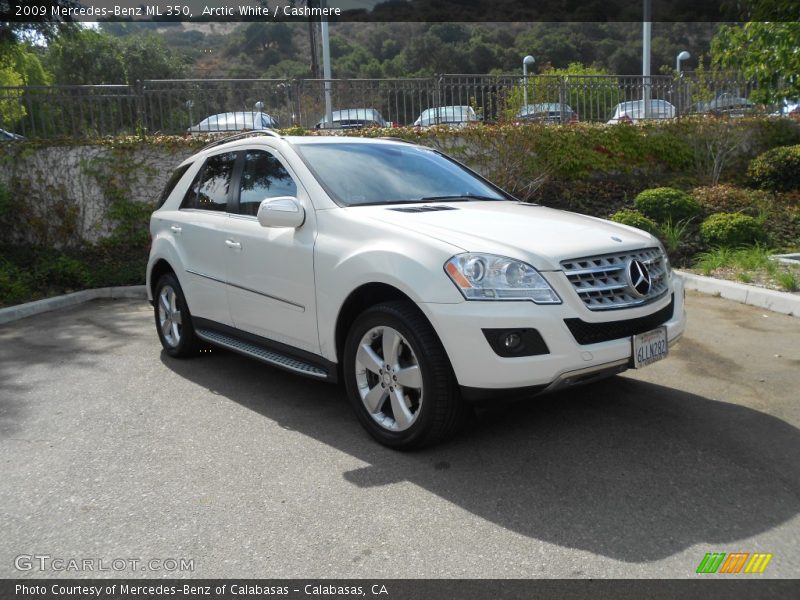 Arctic White / Cashmere 2009 Mercedes-Benz ML 350