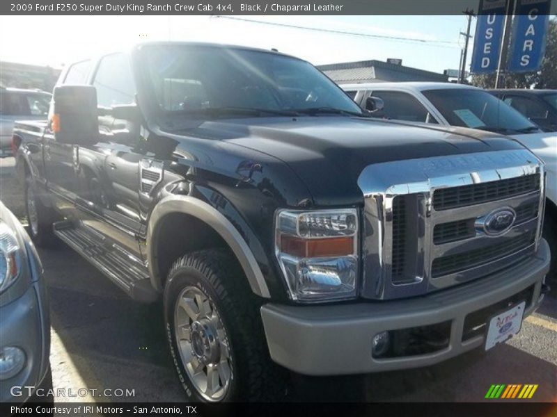 Black / Chaparral Leather 2009 Ford F250 Super Duty King Ranch Crew Cab 4x4