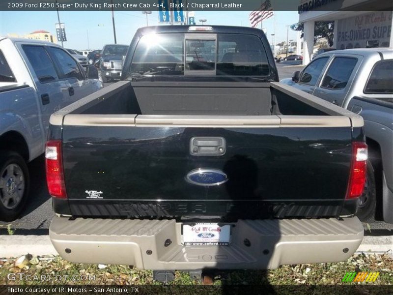 Black / Chaparral Leather 2009 Ford F250 Super Duty King Ranch Crew Cab 4x4