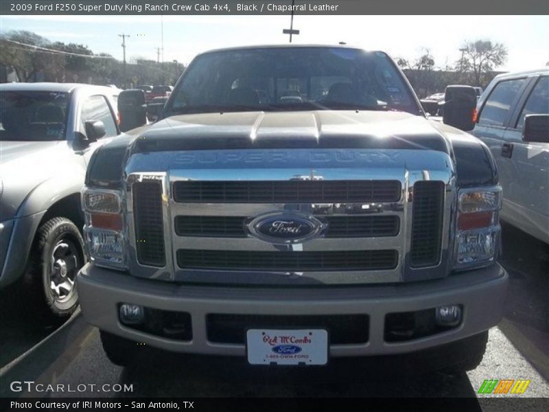 Black / Chaparral Leather 2009 Ford F250 Super Duty King Ranch Crew Cab 4x4