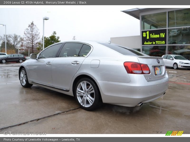 Mercury Silver Metallic / Black 2009 Lexus GS 450h Hybrid