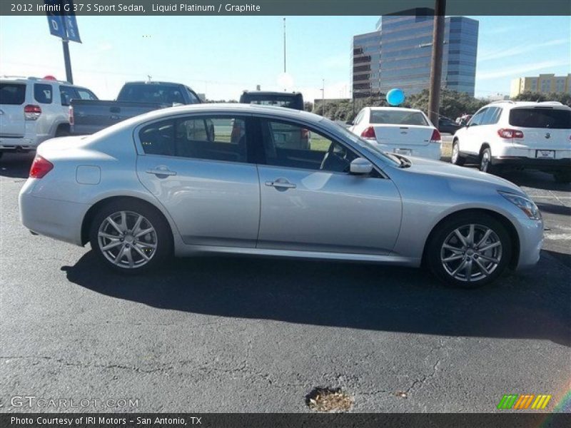 Liquid Platinum / Graphite 2012 Infiniti G 37 S Sport Sedan