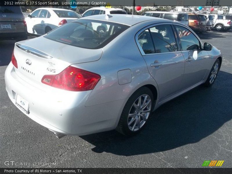 Liquid Platinum / Graphite 2012 Infiniti G 37 S Sport Sedan