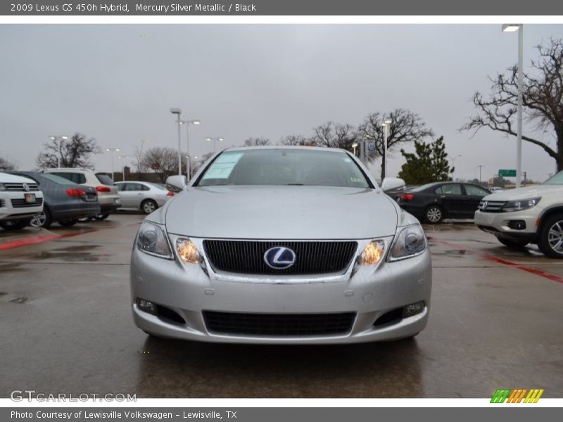 Mercury Silver Metallic / Black 2009 Lexus GS 450h Hybrid