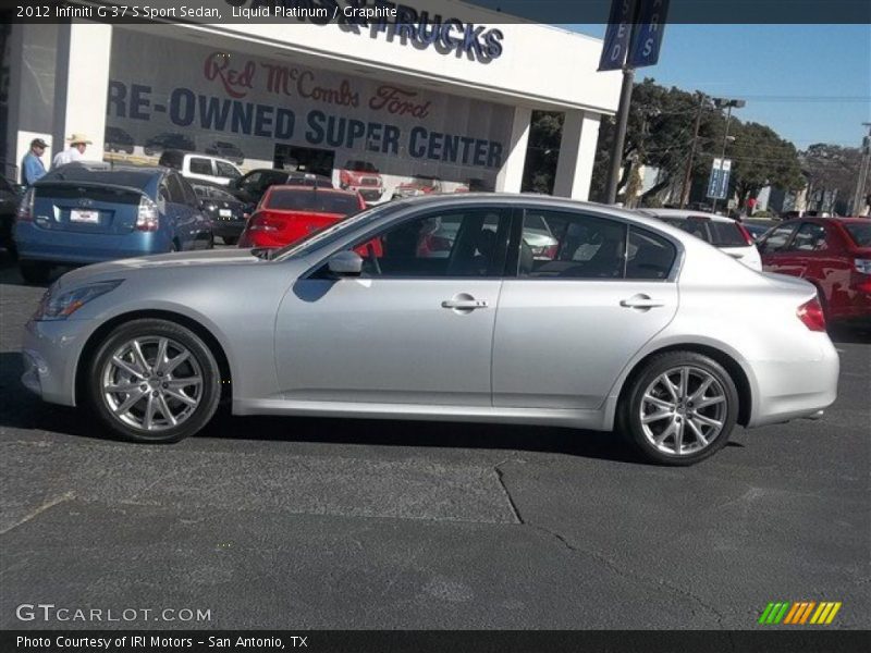 Liquid Platinum / Graphite 2012 Infiniti G 37 S Sport Sedan