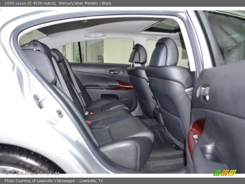 Rear Seat of 2009 GS 450h Hybrid