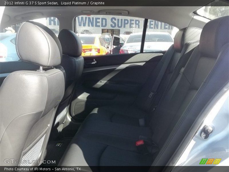 Liquid Platinum / Graphite 2012 Infiniti G 37 S Sport Sedan