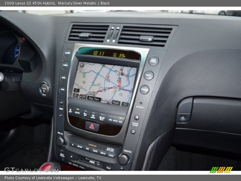 Navigation of 2009 GS 450h Hybrid