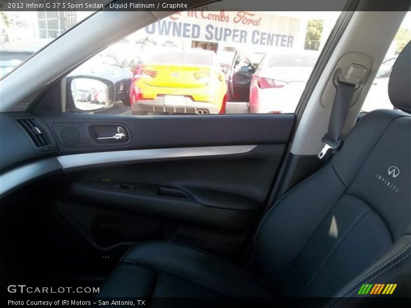 Liquid Platinum / Graphite 2012 Infiniti G 37 S Sport Sedan