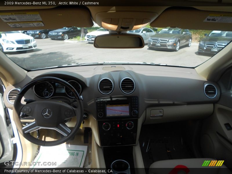 Arctic White / Cashmere 2009 Mercedes-Benz ML 350