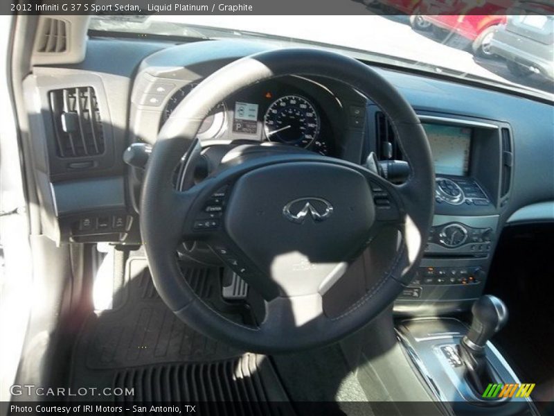 Liquid Platinum / Graphite 2012 Infiniti G 37 S Sport Sedan
