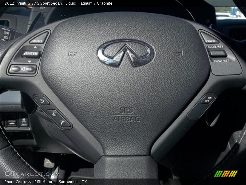 Liquid Platinum / Graphite 2012 Infiniti G 37 S Sport Sedan