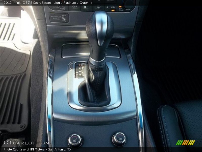 Liquid Platinum / Graphite 2012 Infiniti G 37 S Sport Sedan