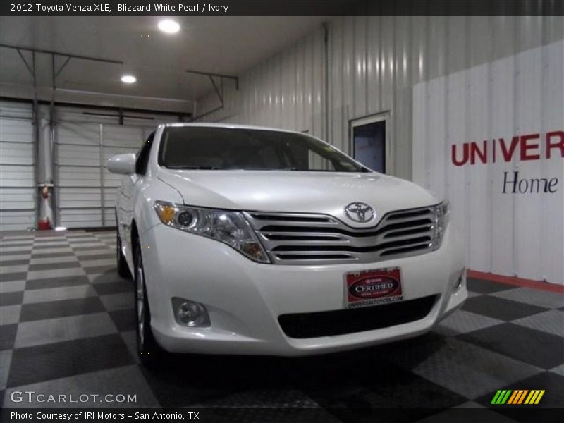 Blizzard White Pearl / Ivory 2012 Toyota Venza XLE