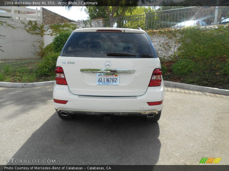 Arctic White / Cashmere 2009 Mercedes-Benz ML 350