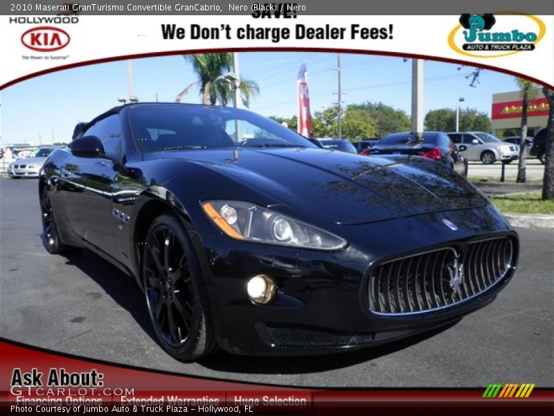 Nero (Black) / Nero 2010 Maserati GranTurismo Convertible GranCabrio