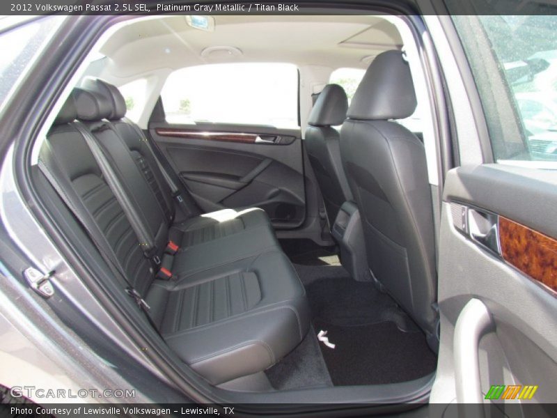 Platinum Gray Metallic / Titan Black 2012 Volkswagen Passat 2.5L SEL