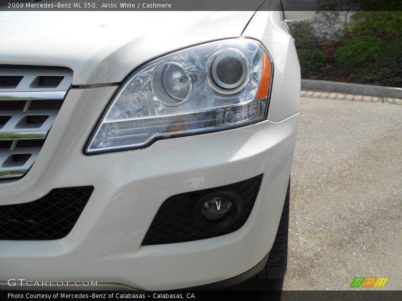 Arctic White / Cashmere 2009 Mercedes-Benz ML 350