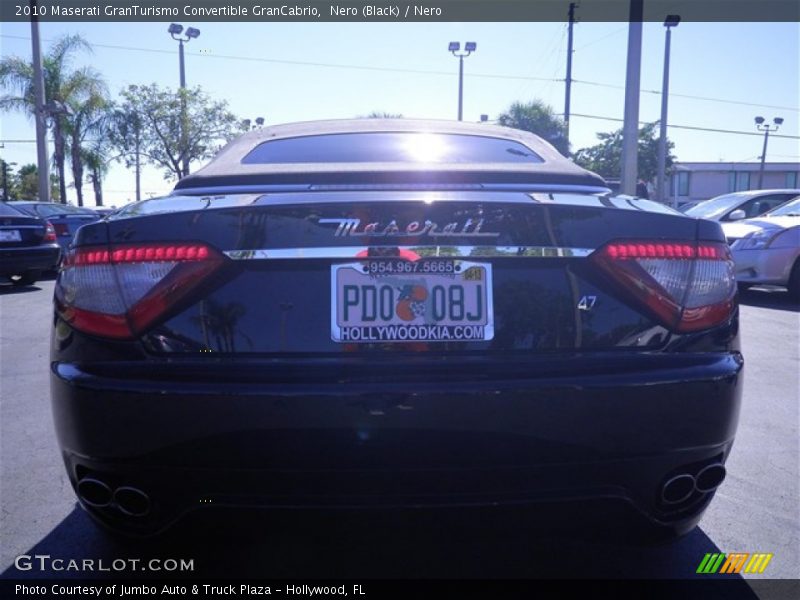 Nero (Black) / Nero 2010 Maserati GranTurismo Convertible GranCabrio
