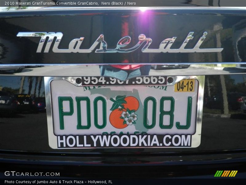 Nero (Black) / Nero 2010 Maserati GranTurismo Convertible GranCabrio