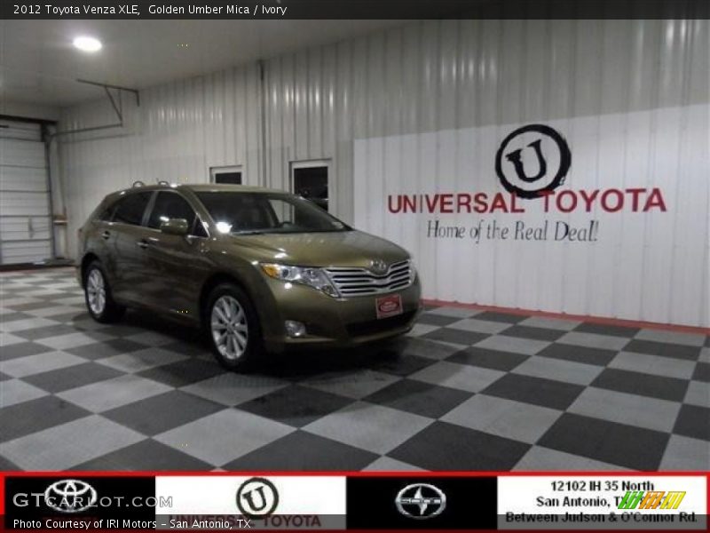 Golden Umber Mica / Ivory 2012 Toyota Venza XLE