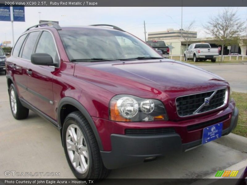 Ruby Red Metallic / Taupe 2006 Volvo XC90 2.5T