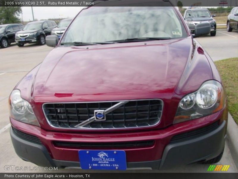 Ruby Red Metallic / Taupe 2006 Volvo XC90 2.5T