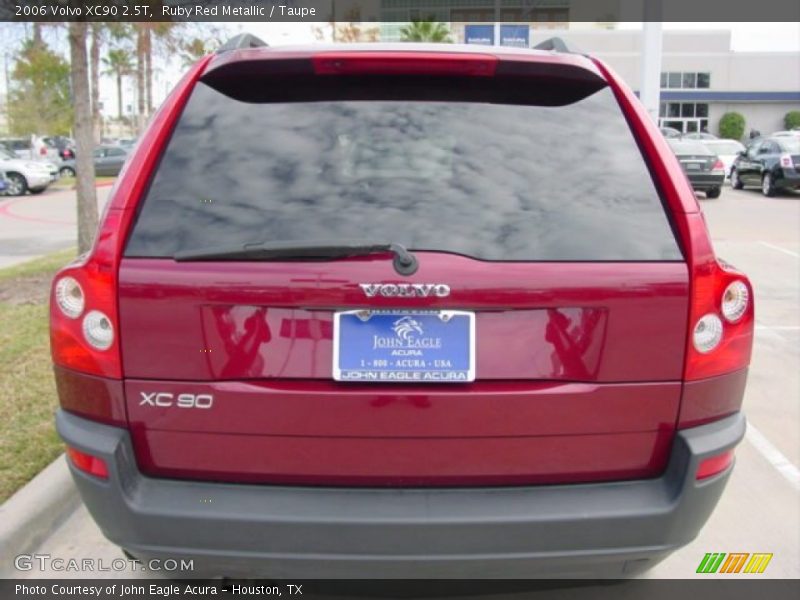 Ruby Red Metallic / Taupe 2006 Volvo XC90 2.5T
